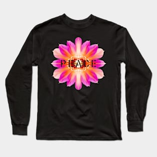 Peace Flower Long Sleeve T-Shirt